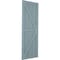 Ekena Millwork True Fit PVC Two Equal Panel Farmhouse Fixed Mount Shutters w/ Z-Bar, Peaceful Blue , 15W x 46H, PR TFP102FH15X046SB - alternate 7